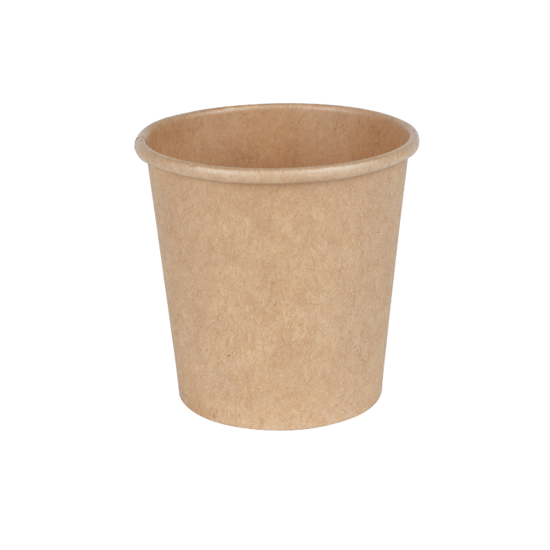 5オンスのプラスチックフリーコーティングクラフトペーパーカップ